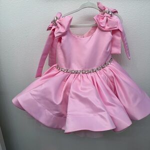 Pink Satin Dress